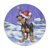Starry Night Festive Chihuahua Schneidebrett (Vorderseite)