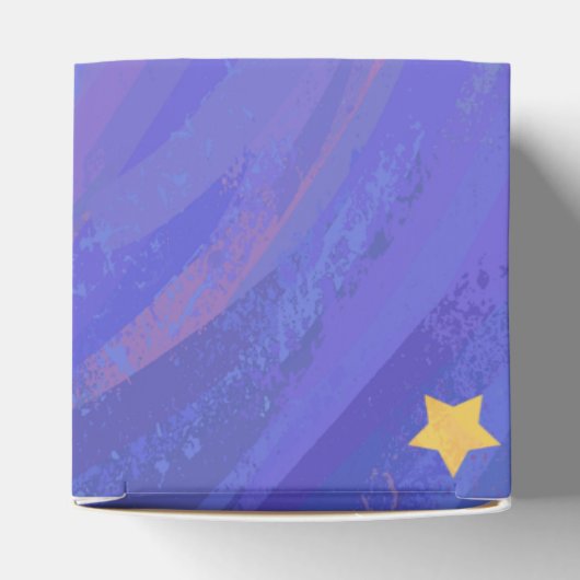 Starry Night Festive Chihuhua in Weihnachtsmannmüt Geschenkschachtel (Oben)