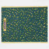 Starry Night Fleece Throw (Vorderseite (Horizontal))