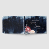 Starry Night Floral Wedding Guest Book Gästebuch (Voll)