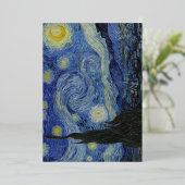 Starry Night Folien Feiertagskarte (Stehend vorne)
