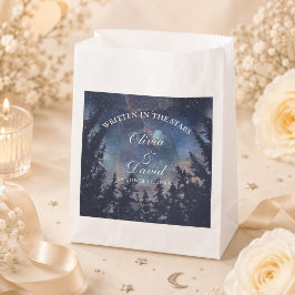 Starry Night Forest Wedding Geschenktütchen