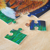 Starry Night Fox Puzzle (Seite)