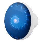 Starry Night Fraktal Keramik Knock Keramikknauf (Rechts)