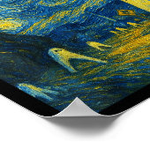 Starry Night Fresno Nightcrawler Van Gogh Hallowee Poster (Ecke)