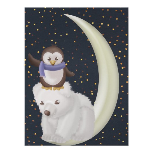 Starry Night Friends Poster (Vorderseite)