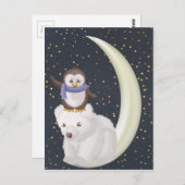 Starry Night Friends Postkarte (Vorne/Hinten)