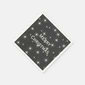 Starry Night Frohe Weihnachten Serviette (Ecke)