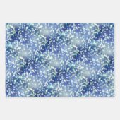 Starry night, fröhliche Weihnachten Geschenkpapier Set (Vorderseite)