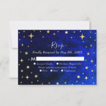 Starry Night Galaxy Wedding