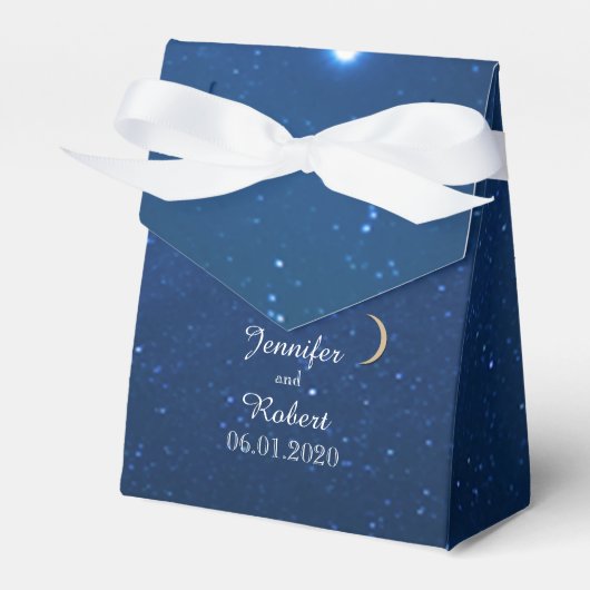 Starry Night Gastgeschenk Hochzeit Box Geschenkschachtel (Vorderseite)