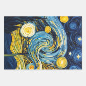 Starry Night Geschenkpapier Set (Vorderseite)