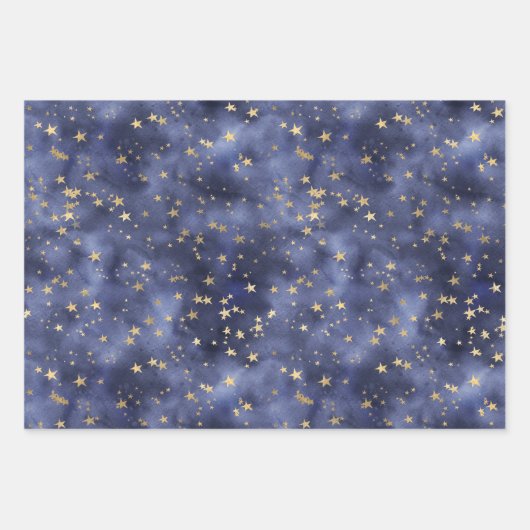 Starry Night Geschenkpapier Set (Vorderseite)