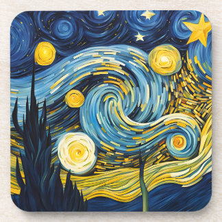 Starry Night Getränkeuntersetzer