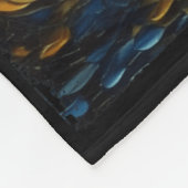 Starry Night Ghost Book Reading Camping Halloween Fleecedecke (Ecke)