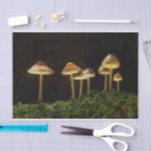 Starry Night Glows Mushrooms Seidenpapier (Handwerk)