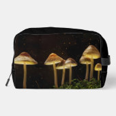 Starry Night Glows Mushrooms Waschbeutel (Rückseite)