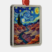 Starry Night Grand Canyon Arizona Ornament Aus Metall (Rechts)