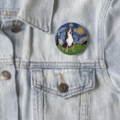 Starry Night Greater Swiss Mountain Hund Button (Beispiel)