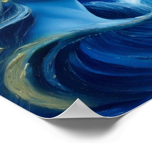 Starry Night 🌌 - Griechisch Goddess Fantasy Poste Poster (Ecke)