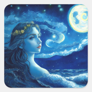 Starry Night 🌌 - Griechisch Goddess Magic Sticker