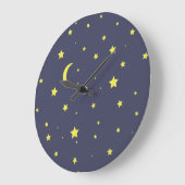 Starry Night Große Wanduhr (Winkel)