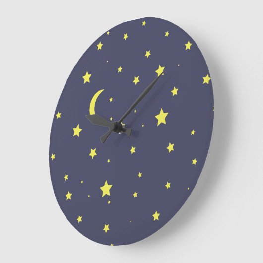 Starry Night Große Wanduhr (Winkel)