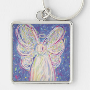 Starry Night Guardian Angel Art Custom Schlüsselan Schlüsselanhänger