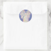 Starry Night Guardian Angel Art Custom Stickers (Tasche)