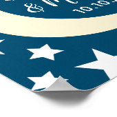 Starry Night Guest Book Poster - 250 Spaces (Ecke)