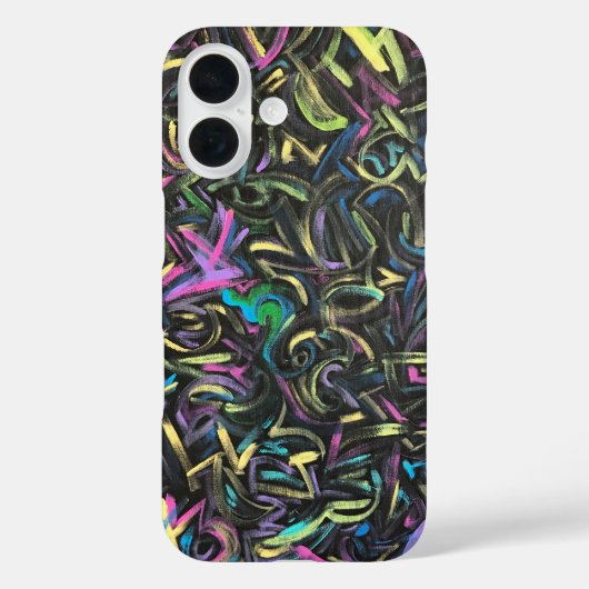 Starry Night-Hand Painted Abstract Art Case-Mate iPhone Hülle (Rückseite)