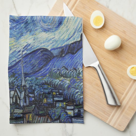 Starry Night Handtuch (Viertel Falte)