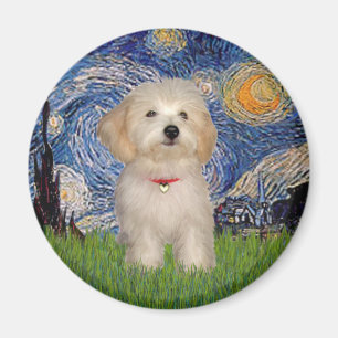Starry Night - Havanische Welpe Magnet