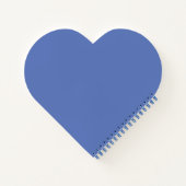 Starry Night Heart Shaped Notebook Notizblock (Rückseite)