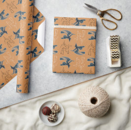 Starry Night Hexe Halloween Geschenkpapier
