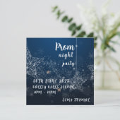 Starry Night Himmlisch Celestial Prom Nachttanz Einladung (Stehend Vorderseite)