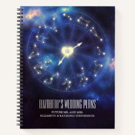 Starry Night | Hochzeitspläne für Konstellationen Notizbuch