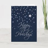 Starry Night Holiday Karte (Vorderseite)