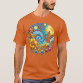 starry night hummingbird T-Shirt (Vorderseite)