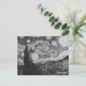 Starry Night I Vincent Van Gogh Postkarte (Stehend Vorderseite)