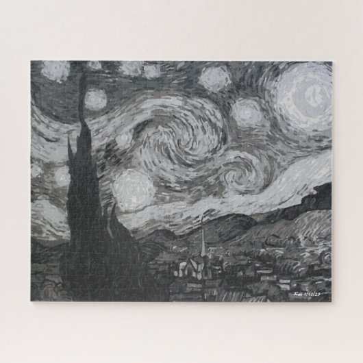 Starry Night I Vincent Van Gogh Puzzle (Horizontal)