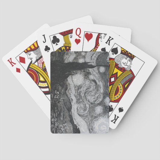 Starry Night I Vincent Van Gogh Spielkarten (Rückseite)