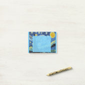 Starry Night in Blue Post-it Post-it Klebezettel (Auf Schreibtisch)