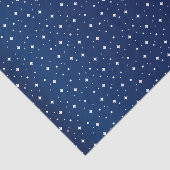 Starry Night in Gradient Navy Blue Seidenpapier (Ausschnitt)