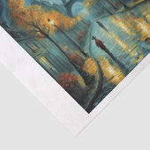 Starry night in Paris - Ein Tribut an V. Van Gogh Seidenpapier (Detail)