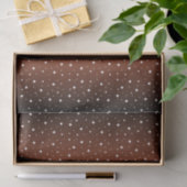 Starry Night in Shiny Burnt Orange Seidenpapier (Geschenk)