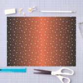 Starry Night in Shiny Burnt Orange Seidenpapier (Handwerk)