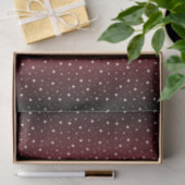 Starry Night in Shiny Dark Red Seidenpapier (Geschenk)