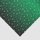 Starry Night in Shiny Green Seidenpapier (Ausschnitt)