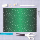 Starry Night in Shiny Green Seidenpapier (Handwerk)